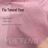 Tecido Tencel Tingido Ativamente Tecido de Tule Misturado Camisa Vestido com Proteção Solar Tecido para Vestuário Feminino