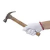 Luvas de proteção do trabalho masculinas espessadas resistentes ao desgaste luvas de fio de algodão protetor luvas protetoras para locais de trabalho de trabalhadores atacado