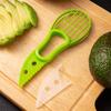 Afilador de aguacate dos en uno, multifunción, cuchillo para aguacate, cortador de fruta, rebanador, herramienta de cocina