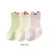 Calcetines para bebé para primavera y verano, tipo malla fina A, calcetines de algodón para recién nacido, calcetines infantiles sin costuras de ajuste holgado