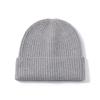 Gorro de Invierno, Cálido Cachemira Color Puro Domo Protección para las Orejas Tipo Pulóver, Moderno y Versátil, Sencillo Gorro de Lana Tejido para Hombres y Mujeres