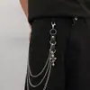 Joias Masculinas Transfronteiriças Europeias e Americanas Corrente Geométrica Multicamadas Corrente para Calça Cruzada Oca Decoração Versátil de Calça de Alta Qualidade