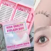 Pestañas Postizas Transfronterizas Venta Caliente de Comercio Exterior Set Pequeño de Pegamento para Flores Inclinadas Pestañas Postizas Versátiles para Maquillaje Diario Atmósfera Exquisita