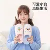 Pantuflas de peluche de perro salchicha de dibujos animados con lunares blanco lechoso, lindas y acogedoras para niñas, con forro polar adicional, perfectas para uso en interiores, silenciosas y cálidas