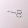 Tijeras redondas de acero inoxidable para pelos de la nariz, recortadora especial para hombres, tijeras manuales para recortar el vello del hogar