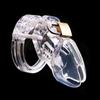 Restricción de pene de plástico SM para hombre, candado de castidad, alternativa CB6000S, juguete de resina, anillo jaula para pájaros JJ, cinturón de castidad enrollado
