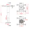 Peças de Modificação para Motorhome Camper Estrutura de Mesa Pneumática com Levantamento Maxus Iveco Mesa Deslizante de Quatro Vias para Motorhome Pode Ser Usada como Cama