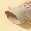 En Stock 2025 Transfronterizo Nuevo Bolsas de Regalo de Lino para Pascua Bolsas de Cordón para Fiestas Bolsas de Cordón para Dulces de Huevo