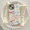 Nova Capa de Celular da Amazon Dopamina Aquarela Laço com Película Magnética Adequada para Iphone17/18Pro