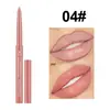 Lápiz labial delineador de labios transfronterizo femenino mate gancho lápiz de labios mate cameo Marrón rosa giratorio individual lindo lápiz de labial