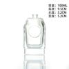 Novo frasco de perfume frasco de vidro transparente frasco de spray de imprensa 30ml viagem portátil óleo essencial essência amostra frasco