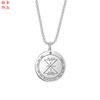Joyería de negocios para jóvenes Yiwu acero inoxidable recubrimiento al vacío Europa y Estados Unidos Collar religioso de Salomón