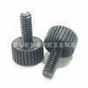 Fabricante de origen 18 mm-1/4 dientes cabeza redonda mango de plástico recto mango de plástico tornillo de ajuste mano