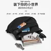 Bolso de Hombro para Hombre Gran Capacidad Marca de Moda Bolso de Pecho para Motocicleta Bolso Cruzado para Hombre Mochila con Hebilla Magnética para Hombre Bolso para Montar Hombres