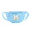 Riñonera Unisex Infantil de Moda con Estampado de Letras y Diseño Único, Bolso Cruzado de un Solo Hombro para Niños, Bolso de Pecho Infantil para Comercio Transfronterizo, Moderno