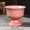 Taza de Té Celadón del Horno Yue Antigua Taza de Pie Alto Taza para Degustación de Té Cerámica Taza Maestra Taza Individual Kung Fu Taza de Té Grande Hogar de Alta Gama