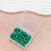 Chinchetas de plástico de colores con cabeza de pentagrama, 50 piezas en una caja, artículos de oficina, chinchetas para tableros de corcho y tableros de mensajes