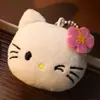 Chaveiro de Pelúcia Artesanal Sanrio Melody Kuromi Acessórios Pingente para Bolsa de Joias DIY em Estoque