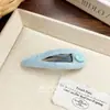 Pinza para el Cabello de Cuadros Dulce para Chica Coreana Pinza Bb Moda Estilo Universitario Pin Lateral con Letra Pin para Flequillo Accesorio para el Cabello Tocado para Mujeres