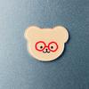 Broche Animal Urso Japonês Fofo Tigre Toupeira Corrente Fantoche Pinos Roupas Coreanas Bolsa Pingente