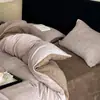 Estilo retro francês conjunto de quatro peças de pelúcia esculpida de veludo de leite capa de edredom de inverno lençol de cama conjunto de três peças de flanela individual