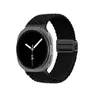 Venta al por mayor de fábrica Adecuado para Samsung Galaxy Watch8 Correa de bucle trenzado de nailon con hebilla magnética de cuatro puntas de metal