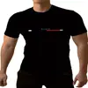 2025 Em estoque transfronteiriço Camiseta de manga curta Verão Europeu e Americano Nova Moda Casual Masculina Versátil Gola Redonda Camiseta de manga curta