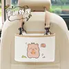 Cubo de Basura para Coche Lluvia Azul Caja de Almacenamiento Adorable de Dibujos Animados para Respaldo de Asiento de Coche Bolsa de Almacenamiento Decorativa Multifuncional Práctica para Coche