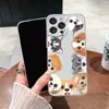 Adecuado para Funda Protectora Apple 16 Iphone15Plus/14 Funda Transparente 13Promax Marca de Moda 12/17 Dibujos Animados Suave