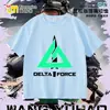 Delta Juego Acción Weilong Periférico Ropa Camiseta de Manga Corta para Niños Verano Unisex Camiseta Básica para Estudiante Top 9