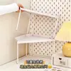 Estante de Esquina para Escritorio, Gabinete para Dolor de Escritorio, Estante de Exhibición Vertical, Caja de Almacenamiento Millet, Gabinete de Exhibición y Almacenamiento para Dormitorio