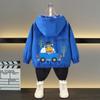 Abrigo de primavera para niños, ropa de abrigo para niños, novedad de primavera y otoño de 2025, abrigo con capucha para niños, abrigo de moda para niños guapos.