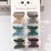 Pinza Pequeña de Mariposa Hueca Paquete de 6 tamaño pequeño Pinza para el Cabello Color Pinza para Flequillo Pinza para el Cabello Accesorios para la Cabeza de Mujer Accesorios para el Cabello Transfronterizos