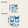 Nuevas Pegatinas Luminosas Creativas de Mariposa Soñadora para Entrada de Sala de Estar Pared de Fondo del Hogar Decoración Pegatinas Autoadhesivas al por Mayor