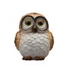 Amazon Outdoor Simulação Coruja Animal Estátua Enfeites Resina Solar Jardim Luz Decoração Jardim