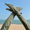 Luvas de Proteção Solar para Homens, Mangas de Gelo de Verão, Mangas Soltas de Peça Única para Homens, Mangas para Dirigir Bicicleta Elétrica, Mangas de Braço com Proteção Solar