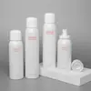Venta al por mayor de botellas rociadoras de protector solar con forma de huevo de varios tamaños 50/80/100/120 ml con tapa de presión, botellas de agua hidratantes