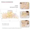 Pinza de Dopamina Flor de Perla Ácido Acético Ácido Acético Pinza para el Cabello Volumen Grande Dulce Floral Material de Acetato Acético Más Fácil de Combinar Pinza de Tiburón