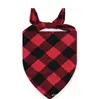 Bufanda Cuadros para Perro, Babero, Protector Decorativo para el Cuello, Accesorios para Mascotas de Primavera y Verano, Lindo Babero para Gato