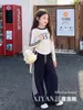 Roupas para Meninas Outono 2026 Nova Tendência Popular Este Ano para Alunas do Ensino Fundamental e Meninas Mais Velhas Roupas Casuais Estilo Esportivo