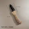 Faca de pedra bruta de cristal natural, faca de obsidiana natural, modelo de arma de obsidiana, presente, item decorativo, peça de exibição, faca de pedra bruta