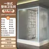 Ducha Integral, Balcón de Dormitorio Integrado en Casa, Instalación de Baño, Baño Impermeable sin Instalación en Zona Rural, Inodoro Móvil