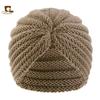 Turbante de lana de punto para otoño e invierno, estilo étnico, cálido, TJM-138