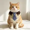Babero estilo academia para mascotas transfronterizo, babero y bufanda para el cuello universales para perros y gatos, varias opciones disponibles, accesorios para Ragdoll y Teddy
