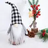 2026 Novos Itens de Decoração de Natal Boneco Rudolph Pelúcia com Barba Enfeites Boneco Sem Rosto Decoração de Idosos