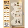 Tablero Decorativo de Entrada Sala de Estar Bastidor de Hilos para Máquina de Coser Tablero Perforado de Madera Maciza Montado en Pared Estante de Exhibición para el Hogar