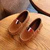 Zapatos de Frijol Calientes de Venta para Niños Pequeños Europeos y Americanos Comercio Exterior Transfronterizo Suela Suave Unisex para Bebé Casuales de Frijol Calzado Simple para las Cuatro Estaciones