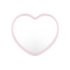 Espejo pequeño amoroso espejo moderno minimalista en forma de corazón vidrio para maquillaje mini espejo de tocador dormitorio estudiantil maquillaje plástico