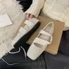 Zapatos Mary Jane de noche estilo francés con punta cuadrada, diseño de una sola tira y tacón oculto, bailarinas para mujer con apertura poco profunda