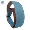Cinta de lixa cerâmica 2100/50, cinta de lixa empilhada de corindo de zircônio em aço inoxidável resistente ao desgaste, cinta de lixa em forma de anel, cinta de lixa para polimento de máquina
